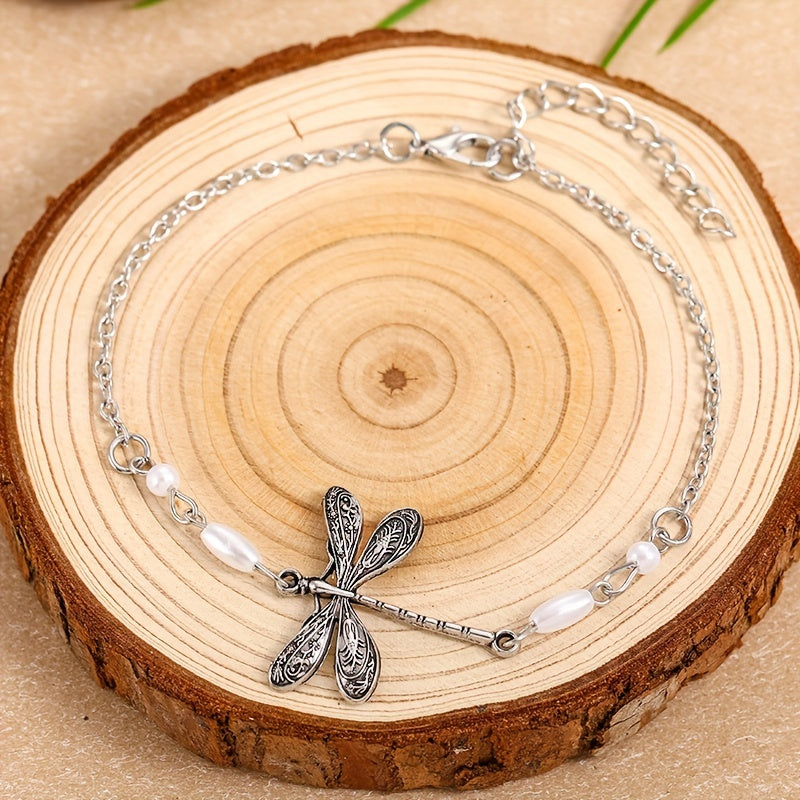 Dragonfly Serenity Anklet