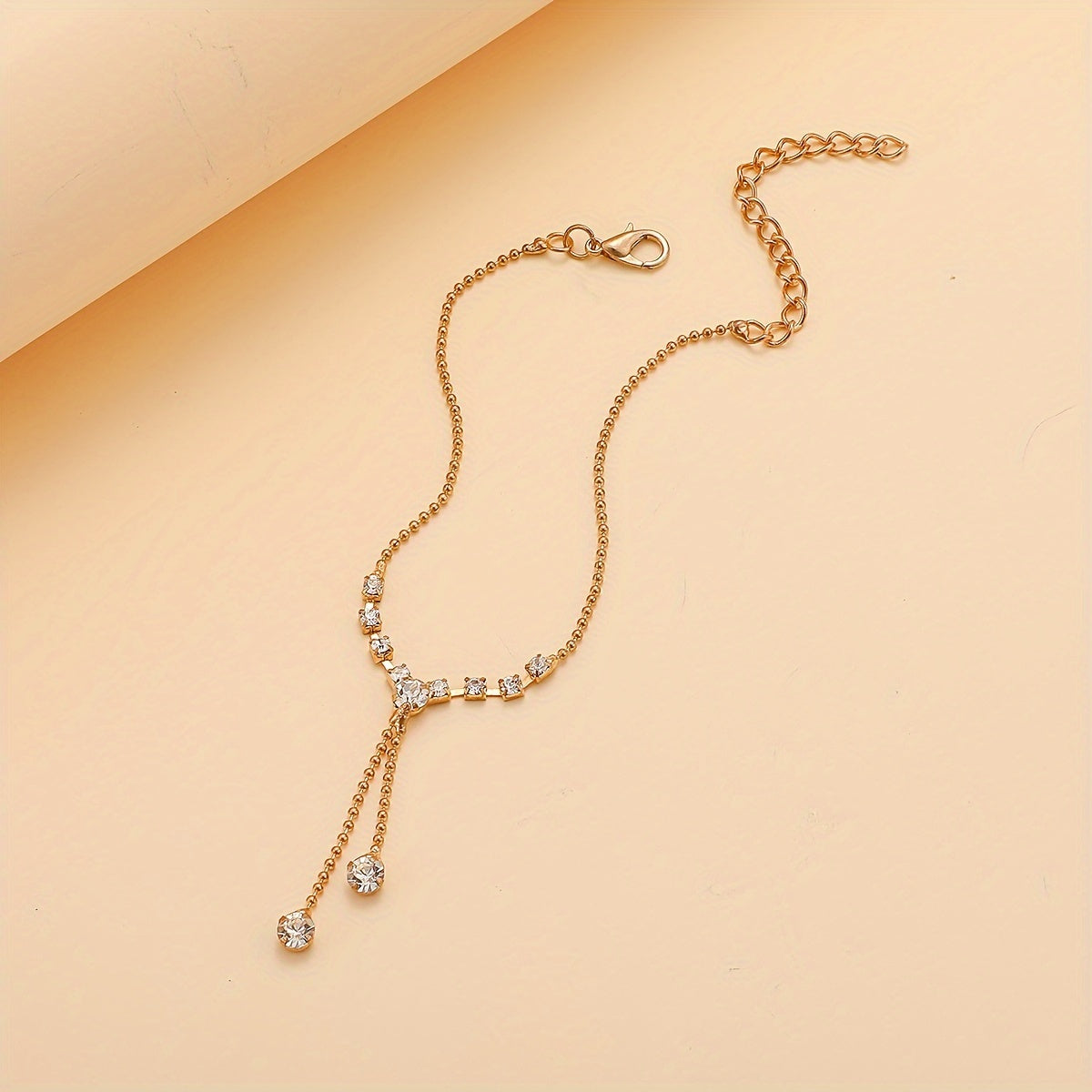 Radiant Water Drop Anklet