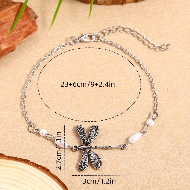 Dragonfly Serenity Anklet