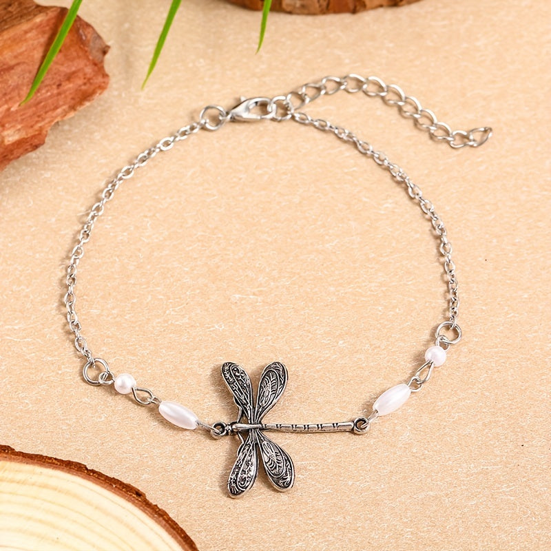 Dragonfly Serenity Anklet