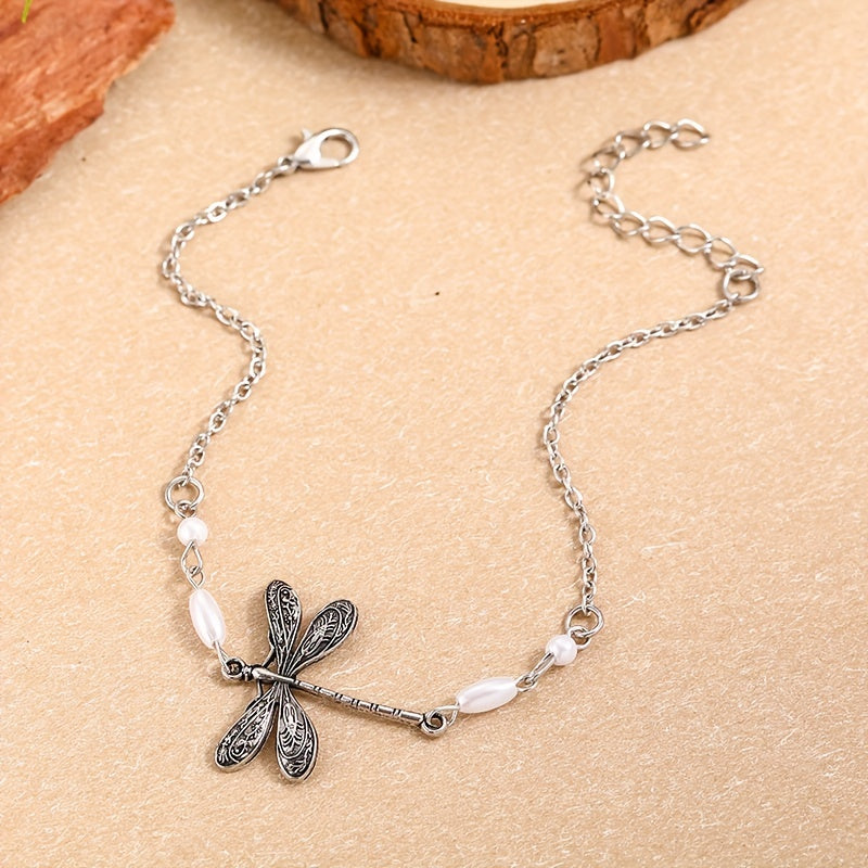 Dragonfly Serenity Anklet