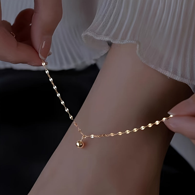 Geometric Spark Anklet