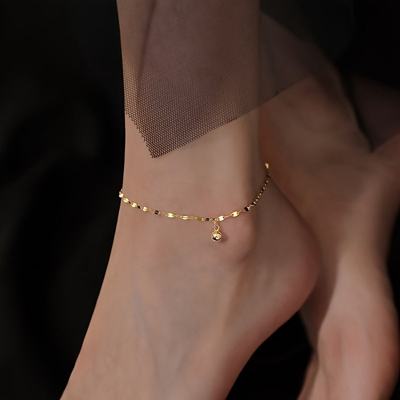 Geometric Spark Anklet